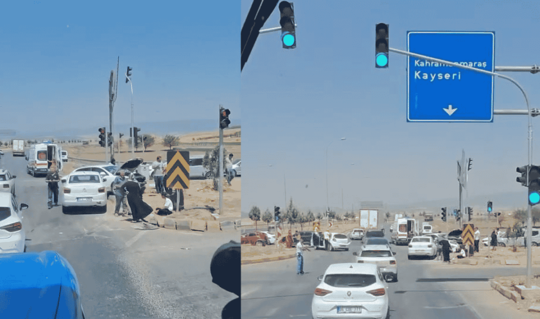 Kahramanmaraş - Kayseri yol ayrımındaki Narlı ışıklarında yaşanan kazanın ardından