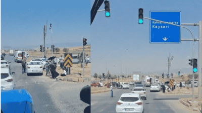 Kahramanmaraş - Kayseri yol ayrımındaki Narlı ışıklarında yaşanan kazanın ardından