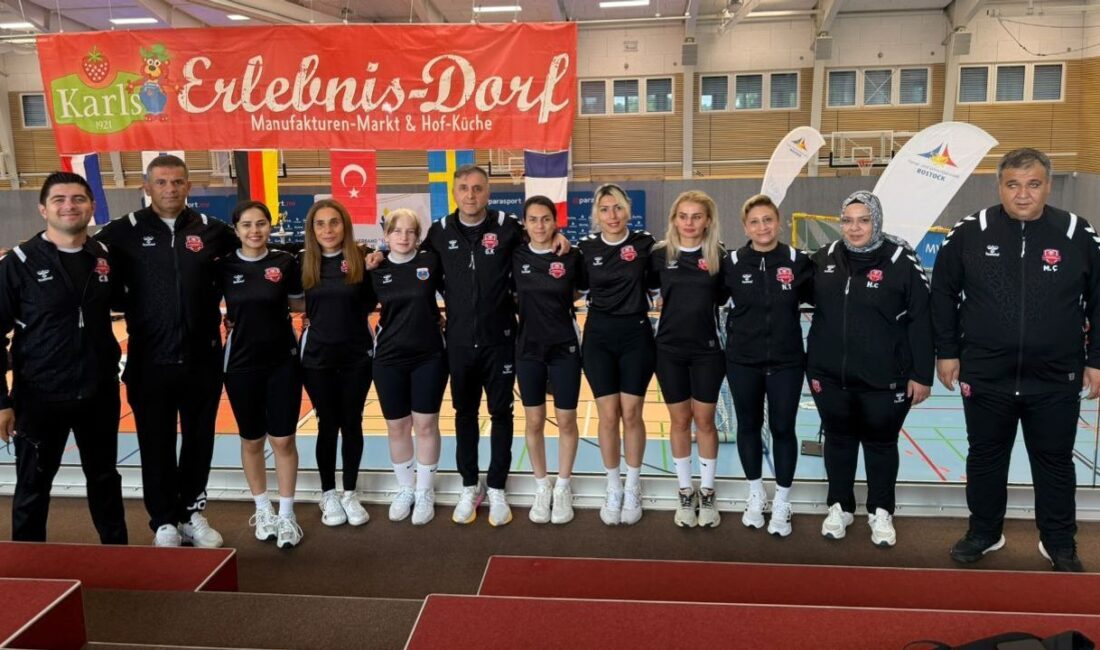 Almanya'da düzenlenen Goalball Avrupa Şampiyonlar Ligi'nde mücadele eden Kahramanmaraş Büyükşehir