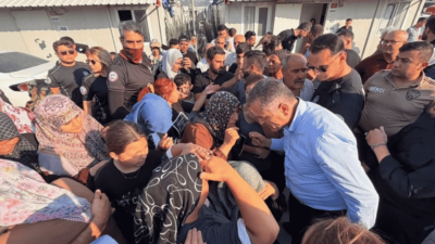 Hatay’ın Antakya ilçesinde konteyner kentlerde yaşayan vatandaşların tahliye süreci masaya