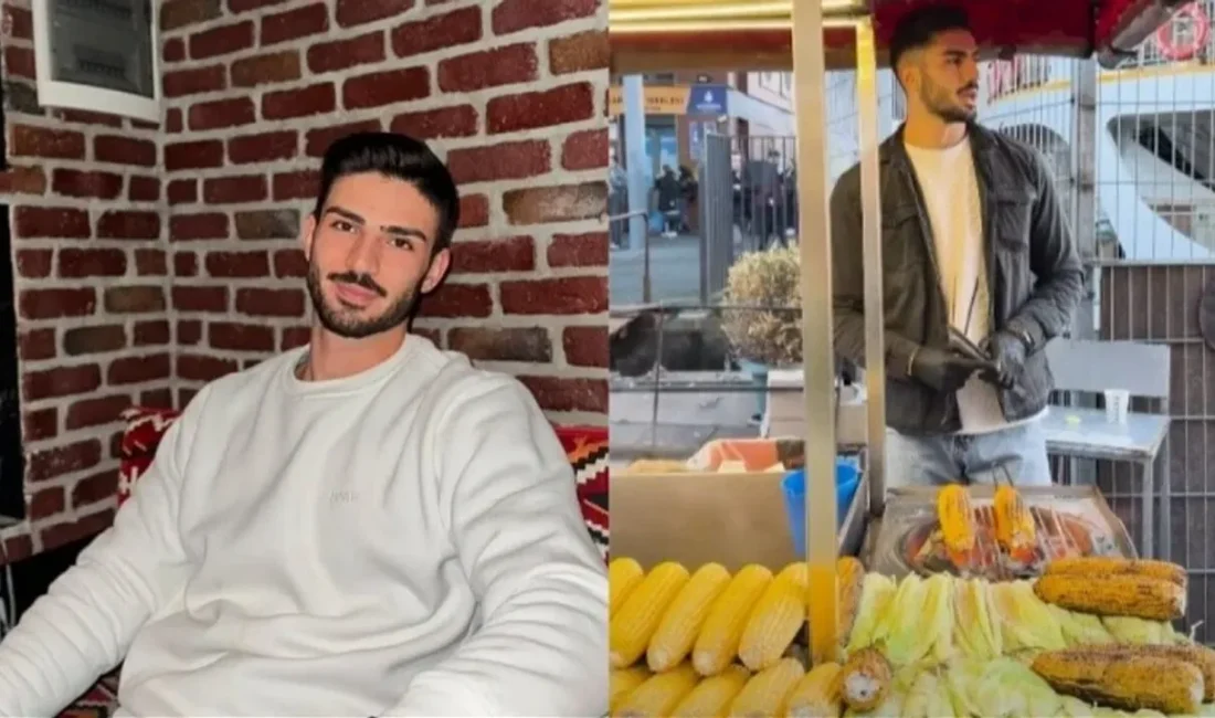 Karaköy'de mısır satarken çekilen videolarla sosyal medyada fenomen haline gelen