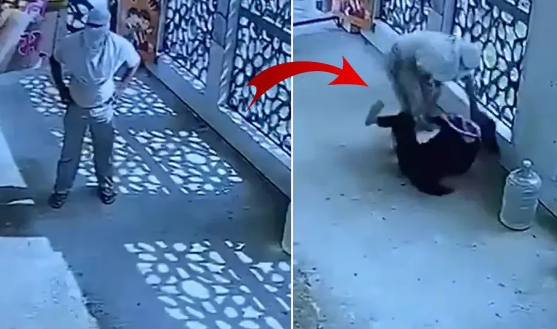 Hindistan'da 21 yaşındaki bir genç, reddedildiği öğretmeni okul kapısında defalarca