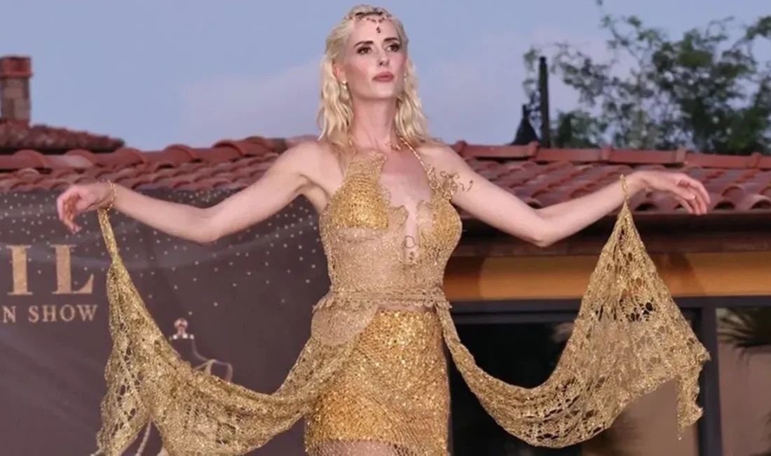 Wilma Elles, 1,5 kilo altın kullanılan ve değeri 10,5 milyon