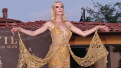 Wilma Elles, 1,5 kilo altın kullanılan ve değeri 10,5 milyon